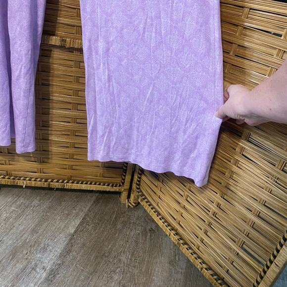 Roller Rabbit Lavender jemina nessa Pajama Set XL Pima Cotton Modal Soft Sleep - Picture 8 of 9